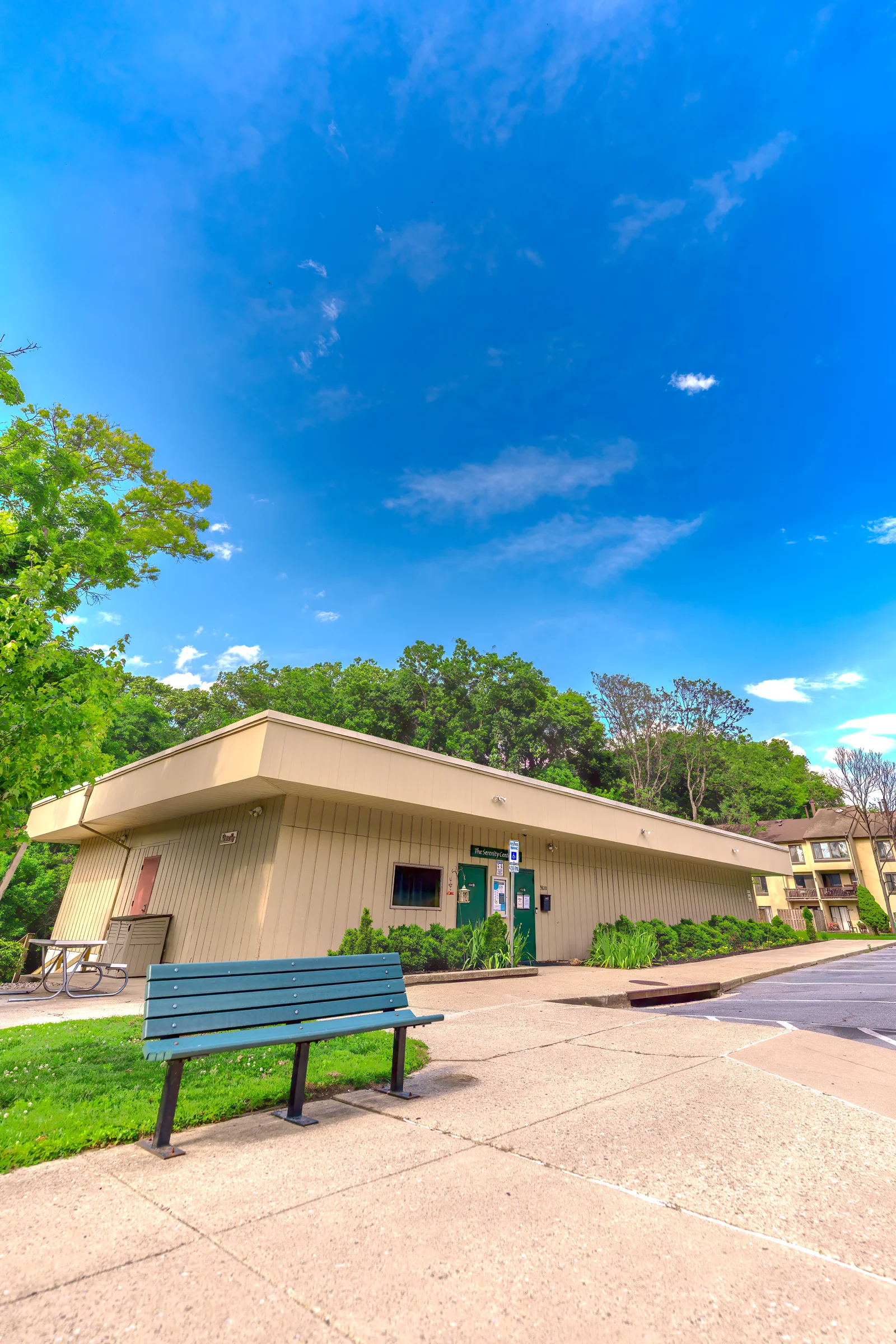 The front of the Serenity Center